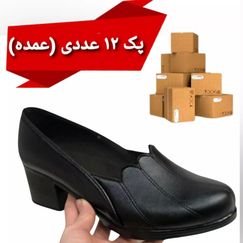 پک 12 تایی فروش عمده کفش هلالی خورشیدی سایز 37 تا40 هر سایز 3 جفت محصول پام مشهد