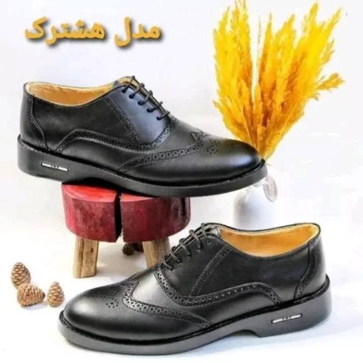کفش هشترک phرویه چرم مردانه محصول غرفه پام مشهد