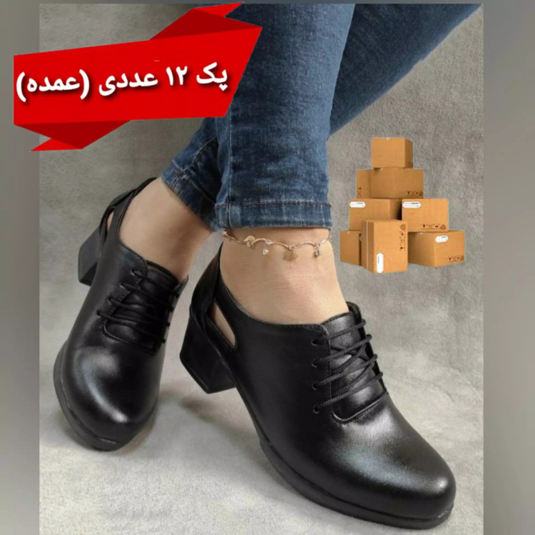 پک 12 تایی فروش عمده کفش بندی مدل کالج سایز 37 تا 40