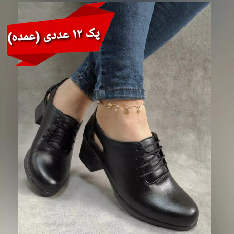 پک 12 تایی فروش عمده کفش بندی مدل کالج سایز 37 تا 40