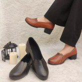 کفش طبی زنانه پاشنه دار هلالی مدل خورشیدی PH