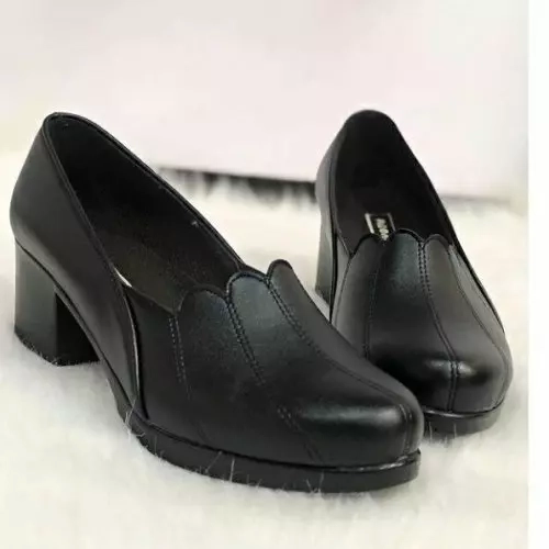 کفش طبی زنانه پاشنه دار هلالی مدل خورشیدی PH