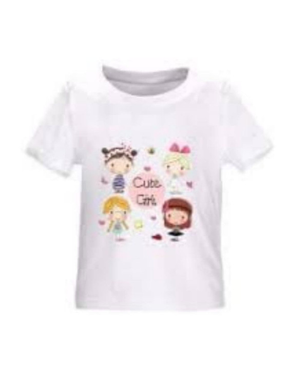 لباس بچگانه تیشرت دخترانه طرحهای فانتزی جنس فلامنت