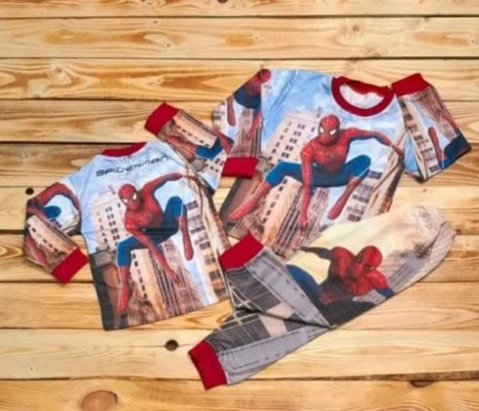 لباس بچگانه بلوز شلوار مرد عنکبوتی فلامنت
