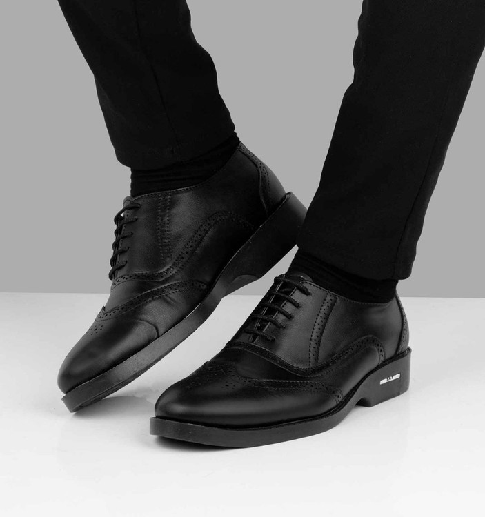 کفش طبی مردانه مدل هشترک برند تات رویه چرم خارجی درجه یک ارسال رایگان