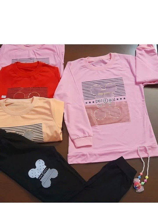 لباس بچگانه بلوز شلوار دخترانه پنبه ای دورس