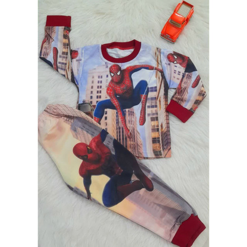 لباس بچگانه بلوز شلوارspaider man