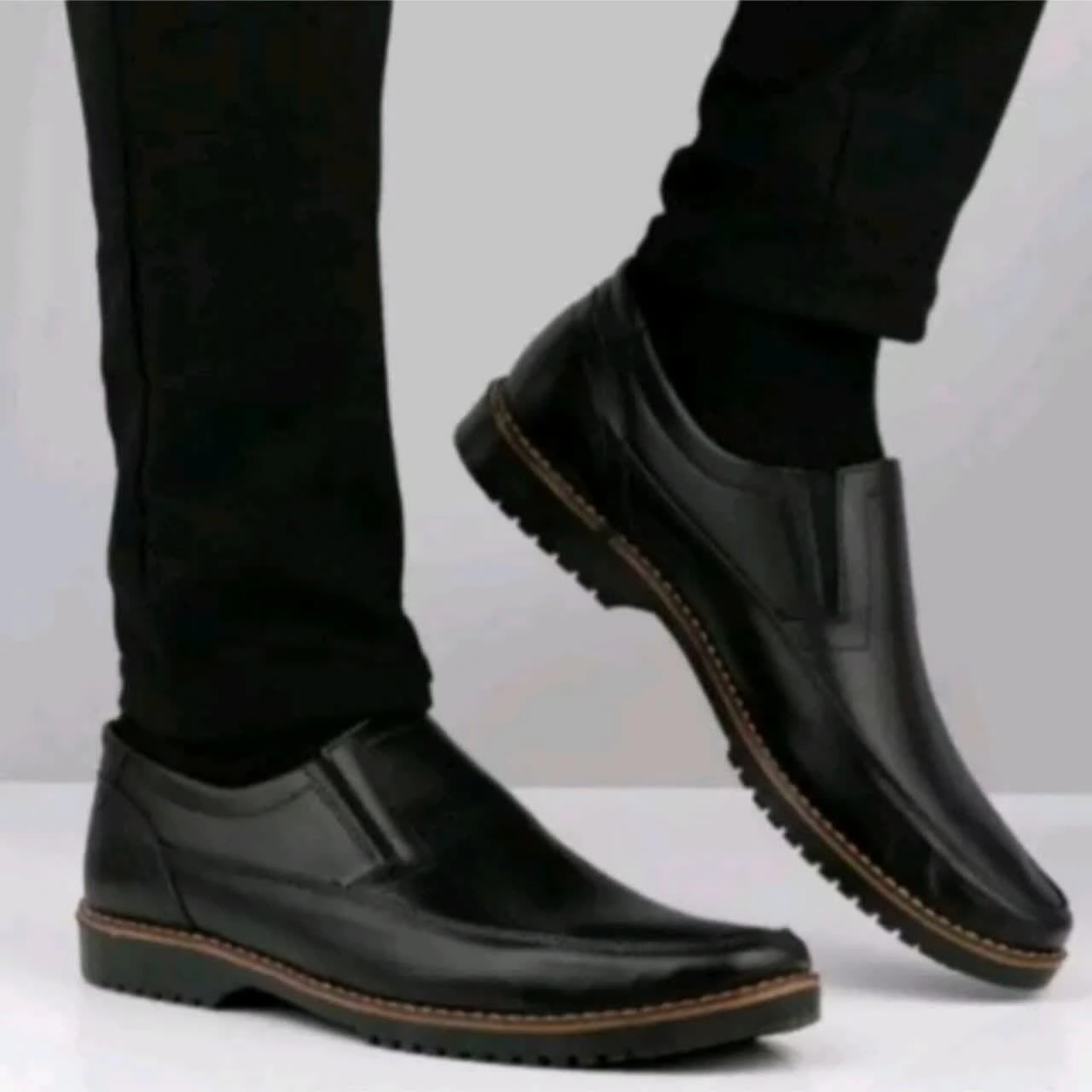 کفش چرم طبی مدل اسپانیش