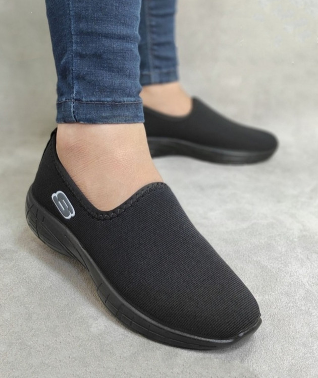 کفش کتانی زنانه و مردانه اسکیچرز اس بغل زیره تزریق