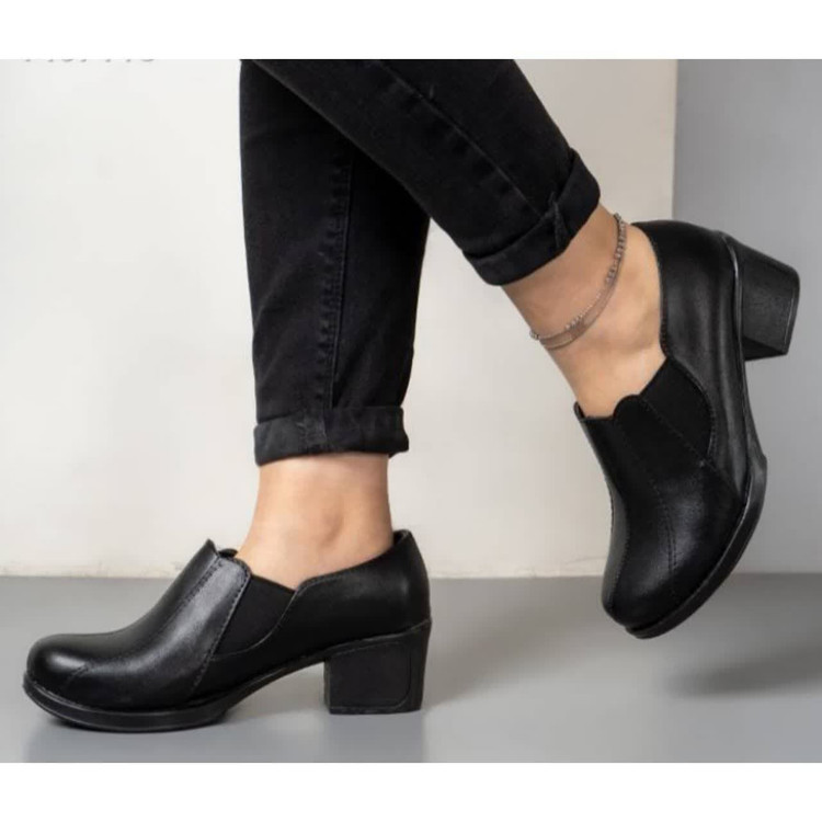 کفش زنانه پاشنه بلند ساقدار لیزری مدل AH محصول پام مشهد سایز37 تا40 با ارسال رایگان