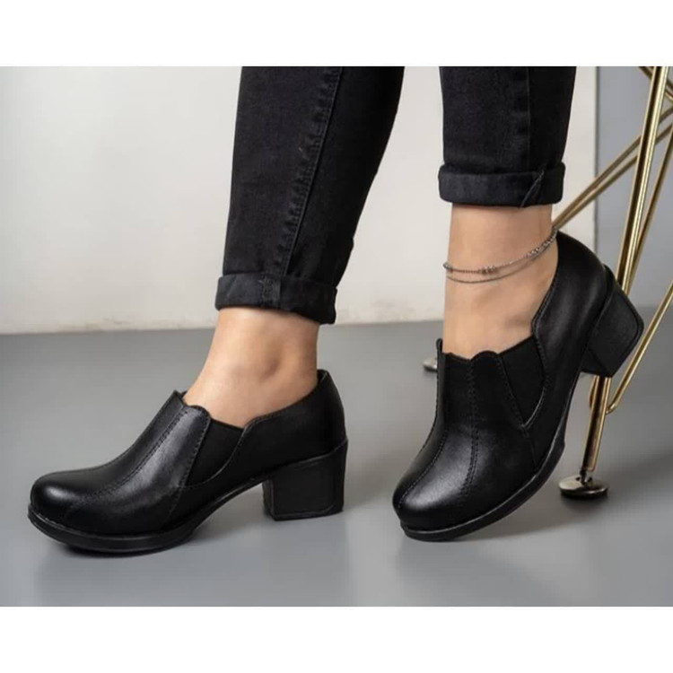 کفش زنانه پاشنه بلند ساقدار لیزری مدل AH محصول پام مشهد سایز37 تا40 با ارسال رایگان