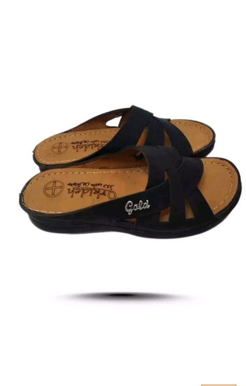 دمپایی طبی زنانه رویه چرم خارجی فوق العاده سبک