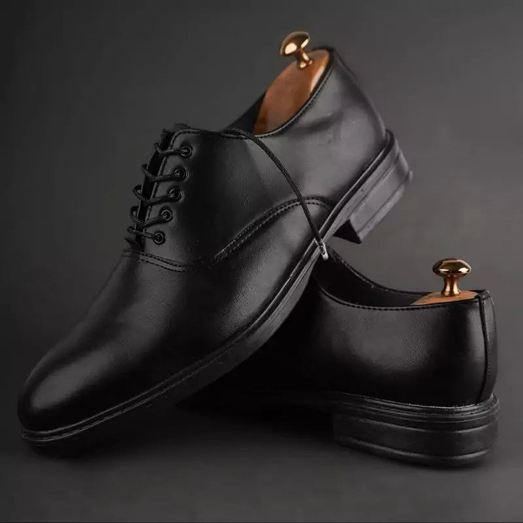 کفش مردانه مجلسی مدل بندی ساده رویه چرم خارجی اداری مجلسی روزمره pamshop
