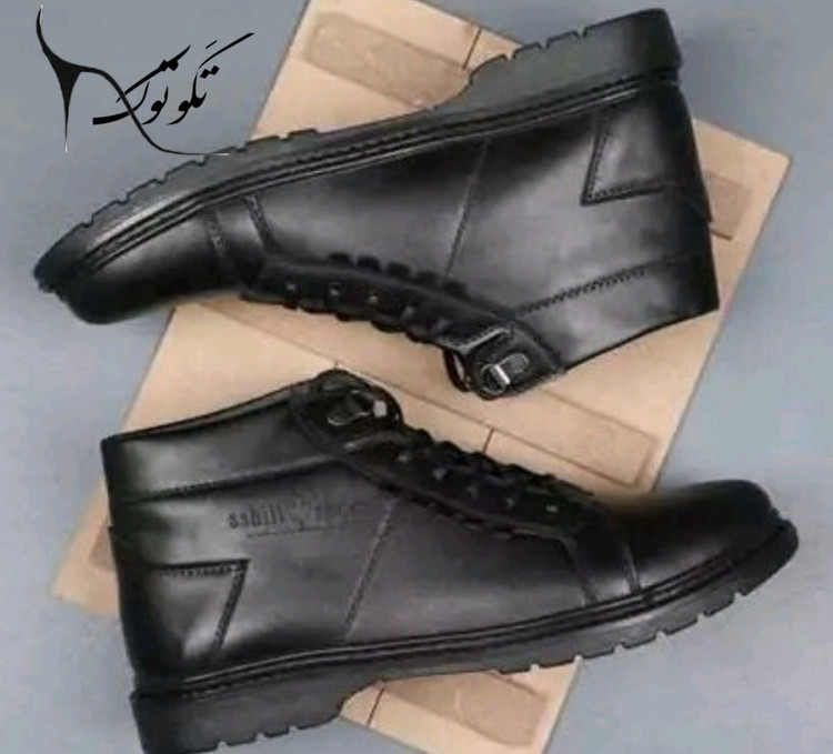 نیم بوت مردانه چرم تبریز ارزان