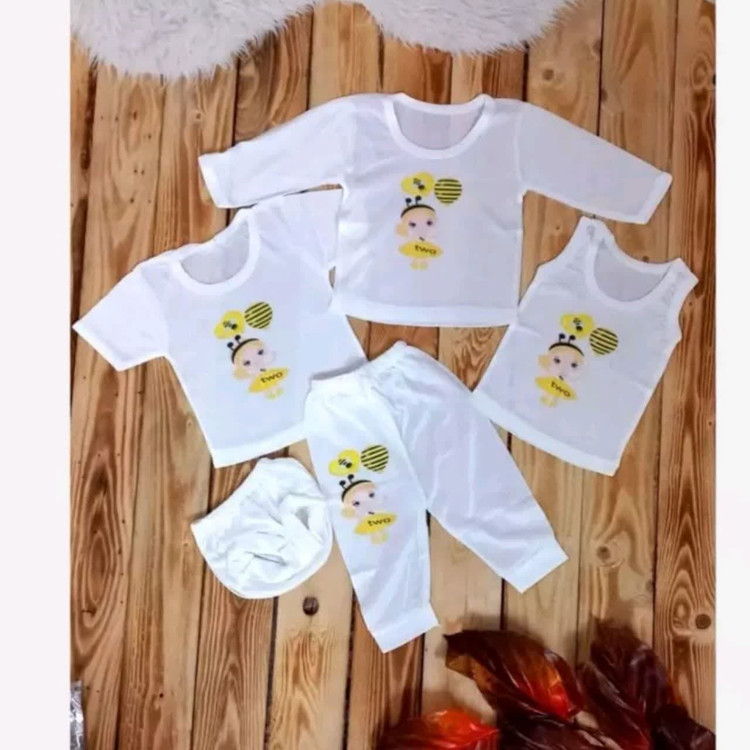 ست پنج تکه نوزادی مدل زنبوری bee