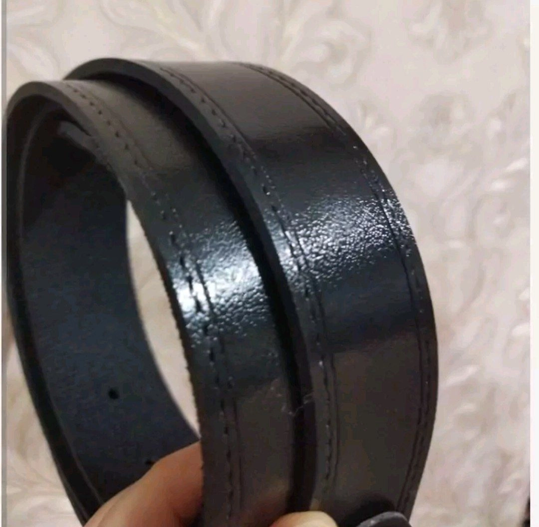 کمربند چرم درجه ۱ خارجی باکیفت پهنا 3ونیم دوردوخت