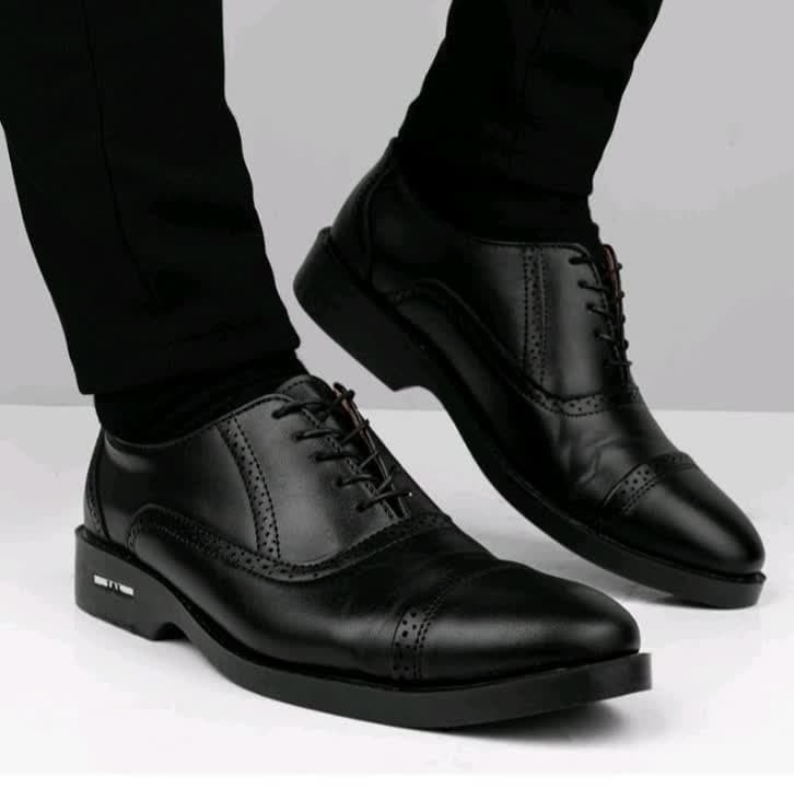 کفش مجلسی مردانه رویه چرم خارجی مدلzaro