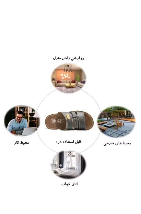 دمپایی طبی مردانه مدلped رویه چرم خارجی فوق العاده سبک سایز 40تا 45 دور دوخت