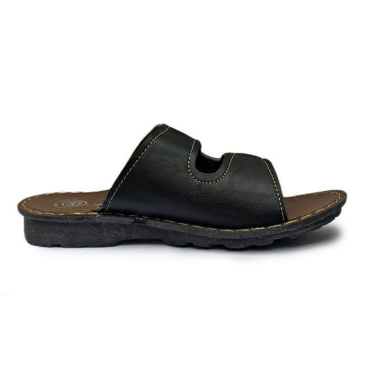 دمپایی طبی مردانه مدل smit رویه چرم خارجی فوق العاده سبک سایز 40تا 45 دور دوخت