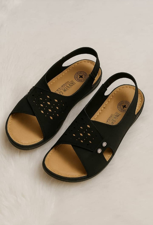 صندل طبی زنانه دور دوخت سبک بادوام مدل diamond با کیفیت تضمینی PAM