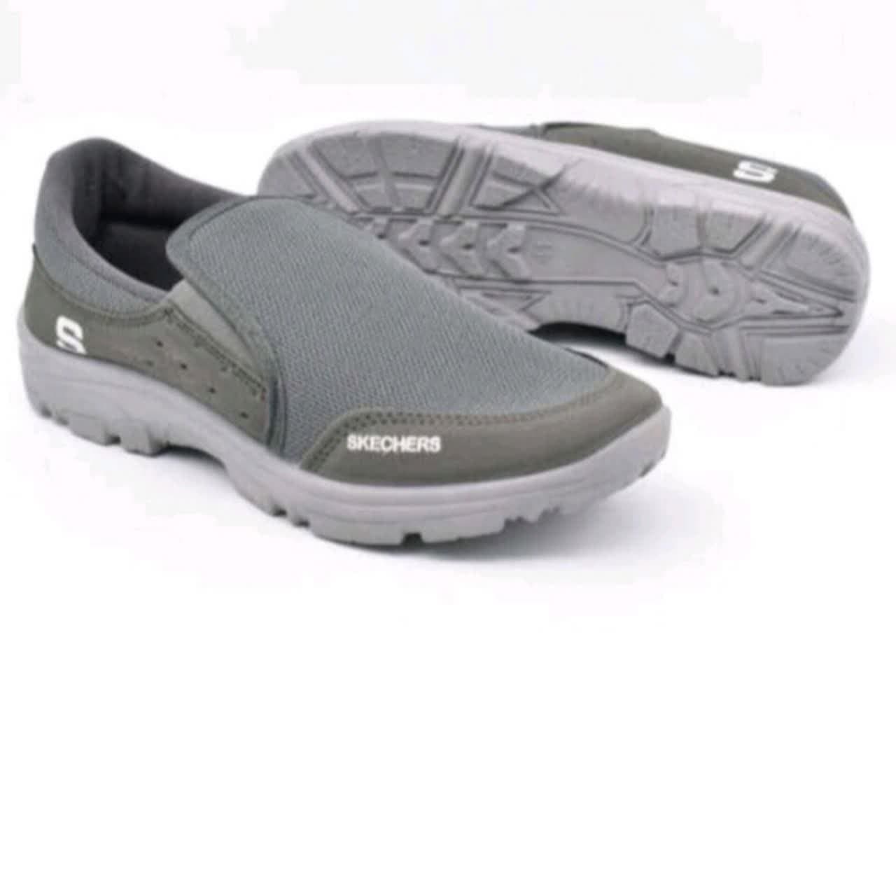 کفش مردانه اسپرت اسکیچرز مدل Tlmsk رویه کتان زیره پیو سبک pamshop