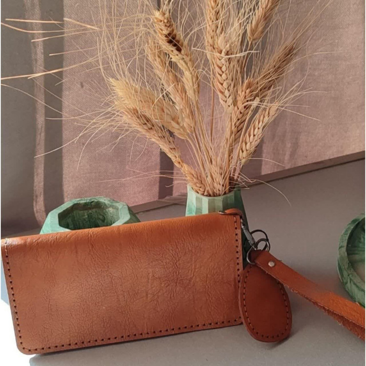 کیف پول چرم درجه یک ابعاد ۹×۱۸ قابل استفاده آقایان و بانوان مدل کیهان pam