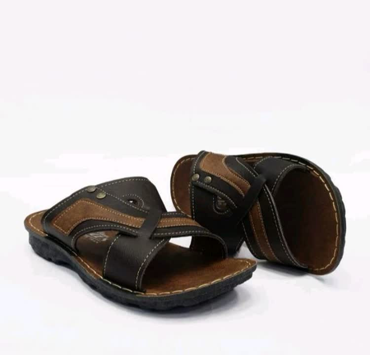 صندل مردانه تایلندی طبی رویه چرم خارجی سبک سایز 40 تا 45 دور دوخت