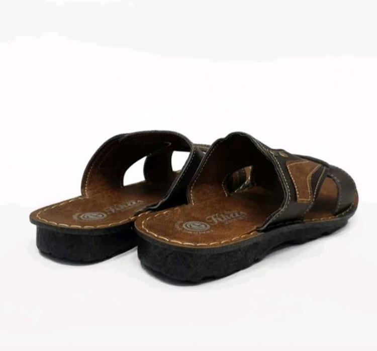 صندل مردانه تایلندی طبی رویه چرم خارجی سبک سایز 40 تا 45 دور دوخت