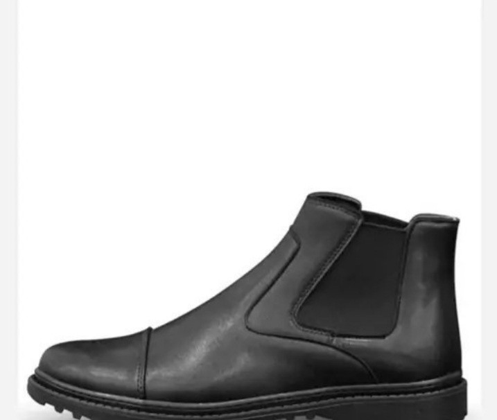 نیم بوت مردانه چرم خارجی درجه 1 مدل ksh11 بسیار شیک دوردوخت سایز40 تا44 pam