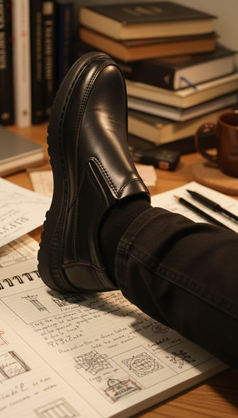 کفش مردانه طبی مدل رادین زیره سبک رویه چرم خارجی سایز 40 الی 44 PAM