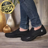 کفش اسپرت اسکیچرز کتونی مردانه مدل lmsk رویه کتان زیره پیو سبک PAMSHOP