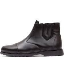 نیم بوت مردانه زیپی چرم pam شیک، دوردوخت مدل سبلان