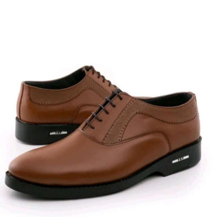 کفش مردانه مجلسی اداری مدل ملی قهوه ای PAM