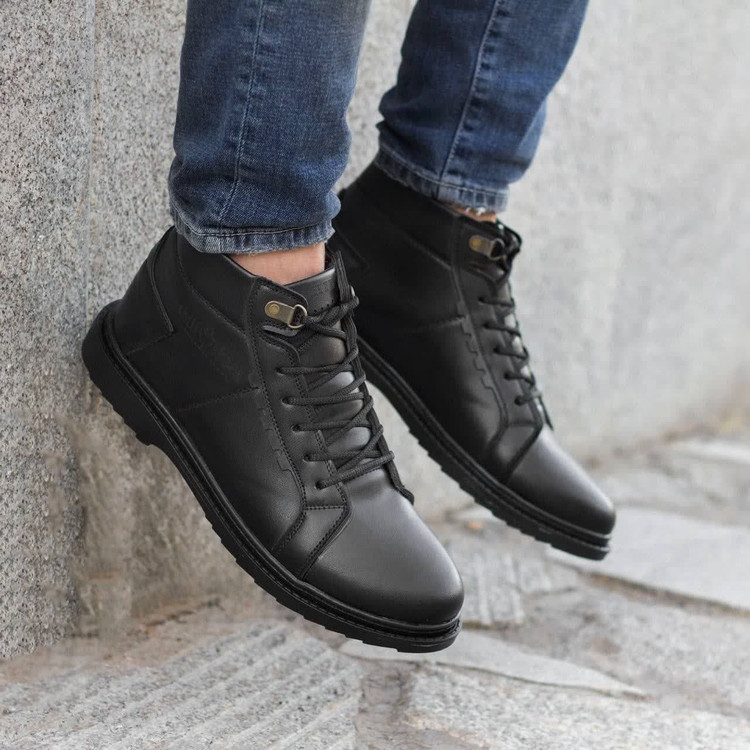 نیم بوت مردانه چرم خارجی درجه 1 مدل artemis آرتمیس