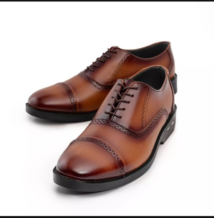 کفش مردانه مجلسی اداری مدل ملی قهوه ای PAM