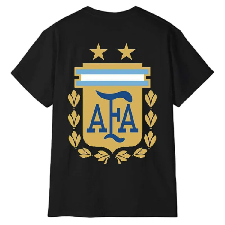 تیشرت آستین کوتاه مردانه پاد آفرین مدل آرژانتین کد 1937 طرح چاپ