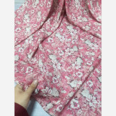 روسری نخ کاستوم طرح نسترن سایز 140 شیک و پوش