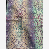 شال نخ کاستوم طرح آنجل رنگ گلبهی قواره 200×70