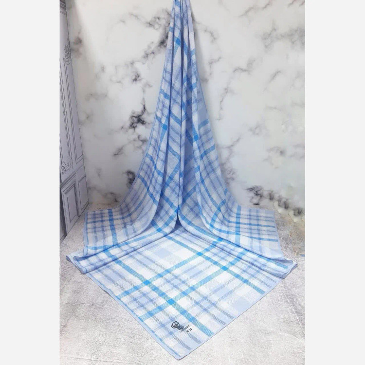 روسری نخی کاستوم طرح آسنات قواره 140 دور چرخ دوز مزونی سی تو