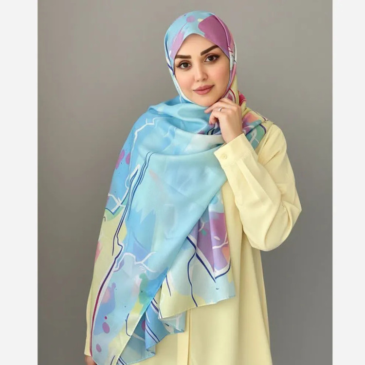 شال نخ کاستوم رکسانا عرض 70 طول 2 متر