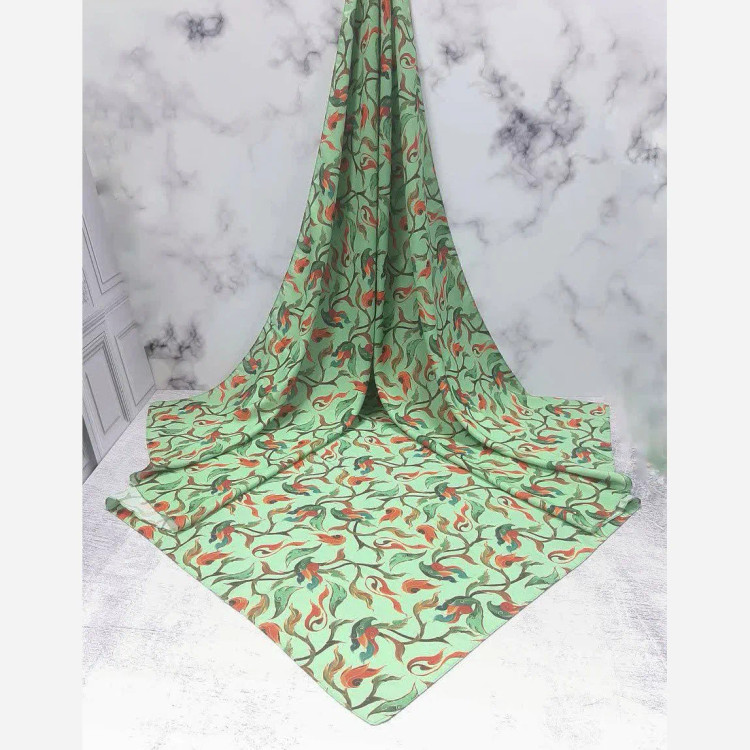روسری نخ کاستوم طرح حنانه سایز 140 چرخ دوز