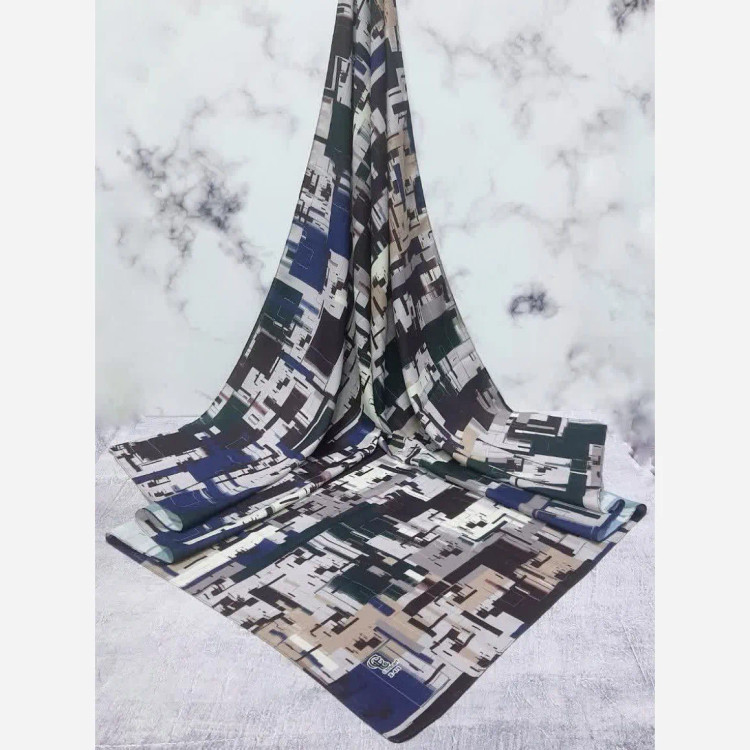 روسری نخ طرح شایلی هندسی کاربردی