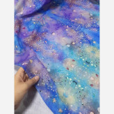 روسری نخی کاستوم طرح ساحل قواره 110