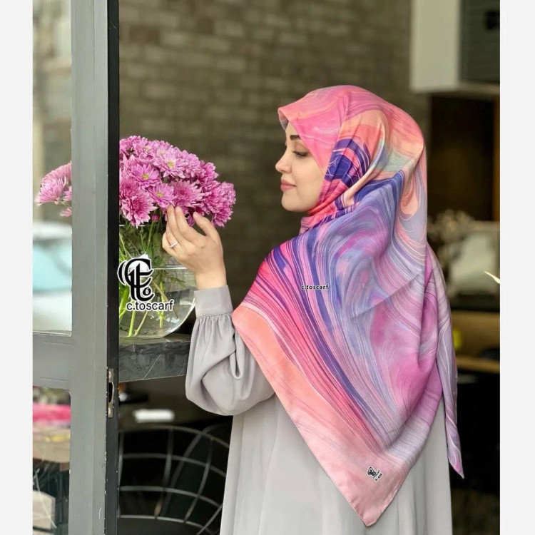 روسری طرح آلما نخ کاستوم سایز 140