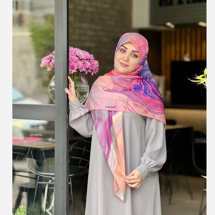 روسری طرح آلما نخ کاستوم سایز 140