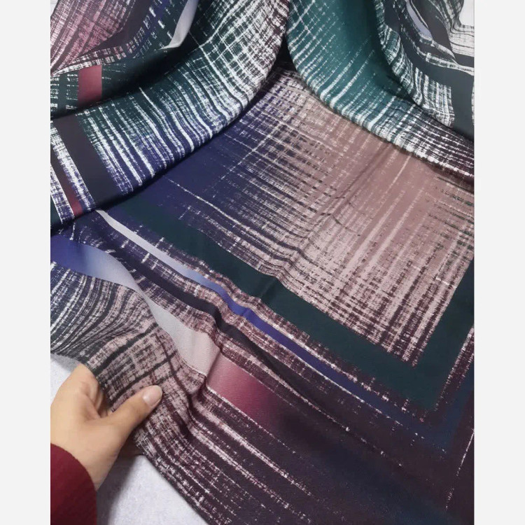 روسری نخی طرح ژینوس رنگ کاربردی زنانه
