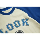 تیشرت پسرانه یقه گرد پنبهای طرح LOOK کد 11374