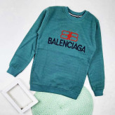 بلوز پسرانه یقه گرد طرح BALENCIAGA پارچه پنبه کبریتی