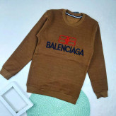 بلوز پسرانه یقه گرد طرح BALENCIAGA پارچه پنبه کبریتی