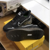 کفش نایک مردانه مشکی با زیره شیشهای و کفی طبی ایویا
